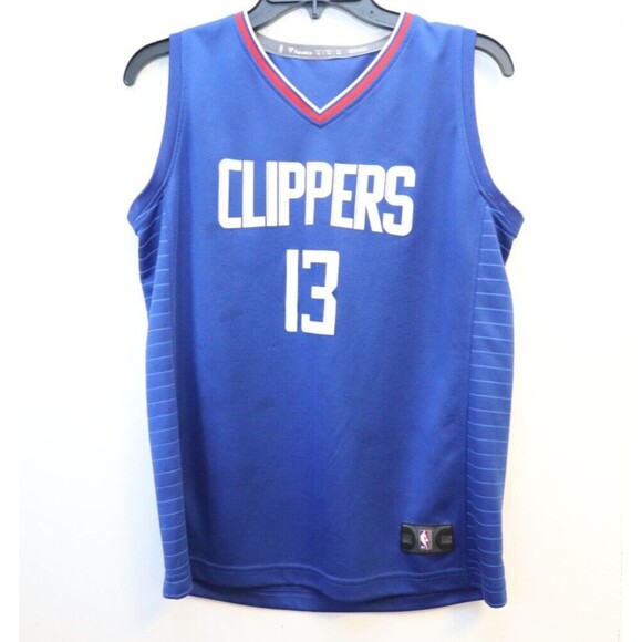 Fanatics Los Angeles Clippers Paul‎ George Jersey Youth XL Mens Small Blue - Picture 1 of 7